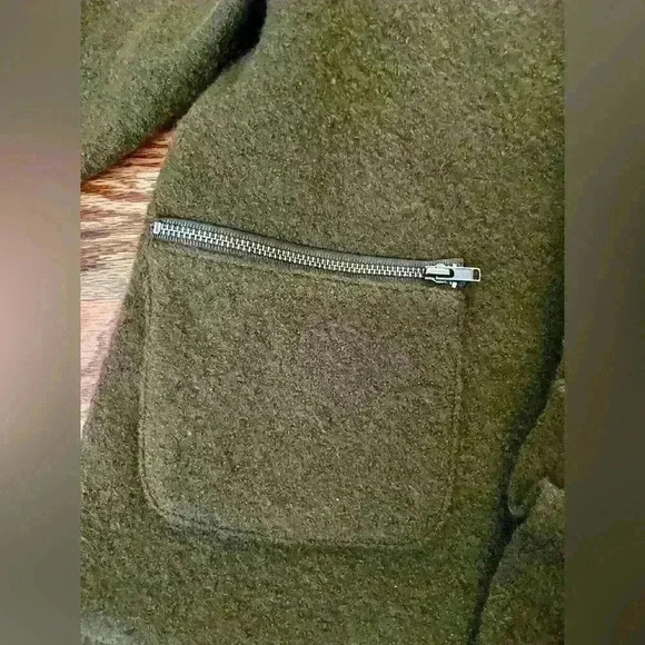 LOFT Merino Wool Zip Up Peplum Jacket Size Small - Picture 3 of 10